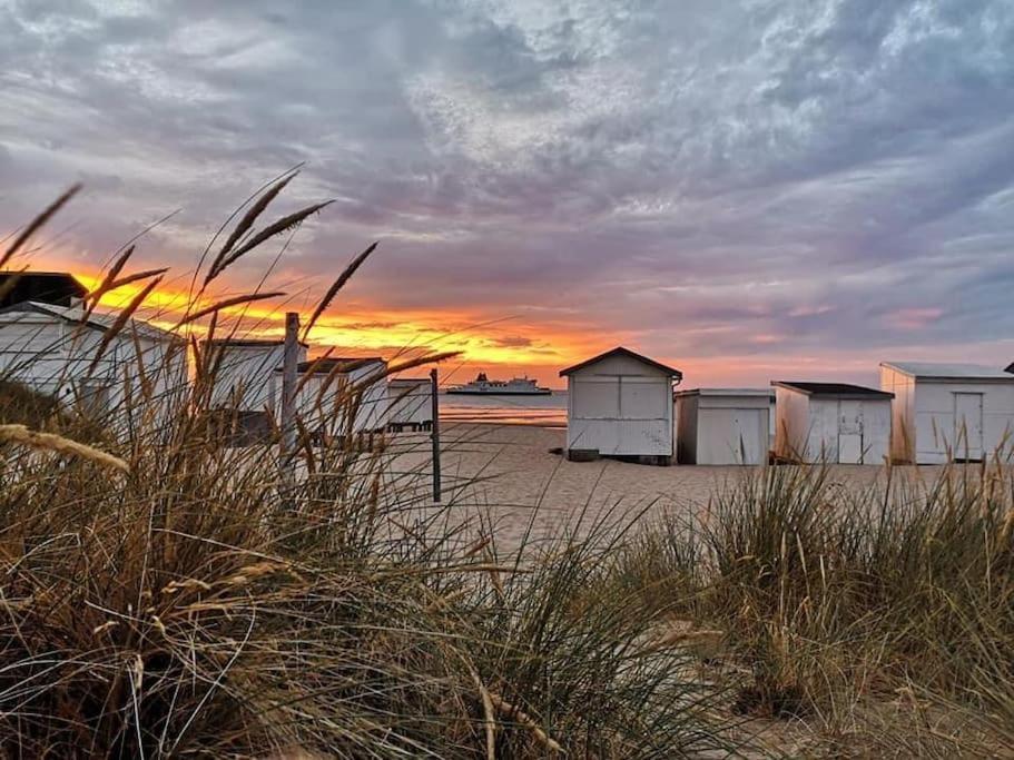 Appart 4 Pers Plage Vue Mer Calais Exterior foto
